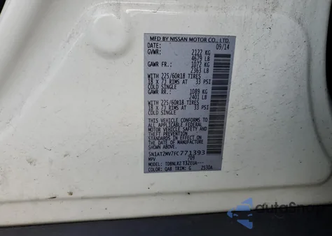 2015 Nissan Rogue S z USA, uszkodzony, nr VIN 5N1AT2MV7FC771393